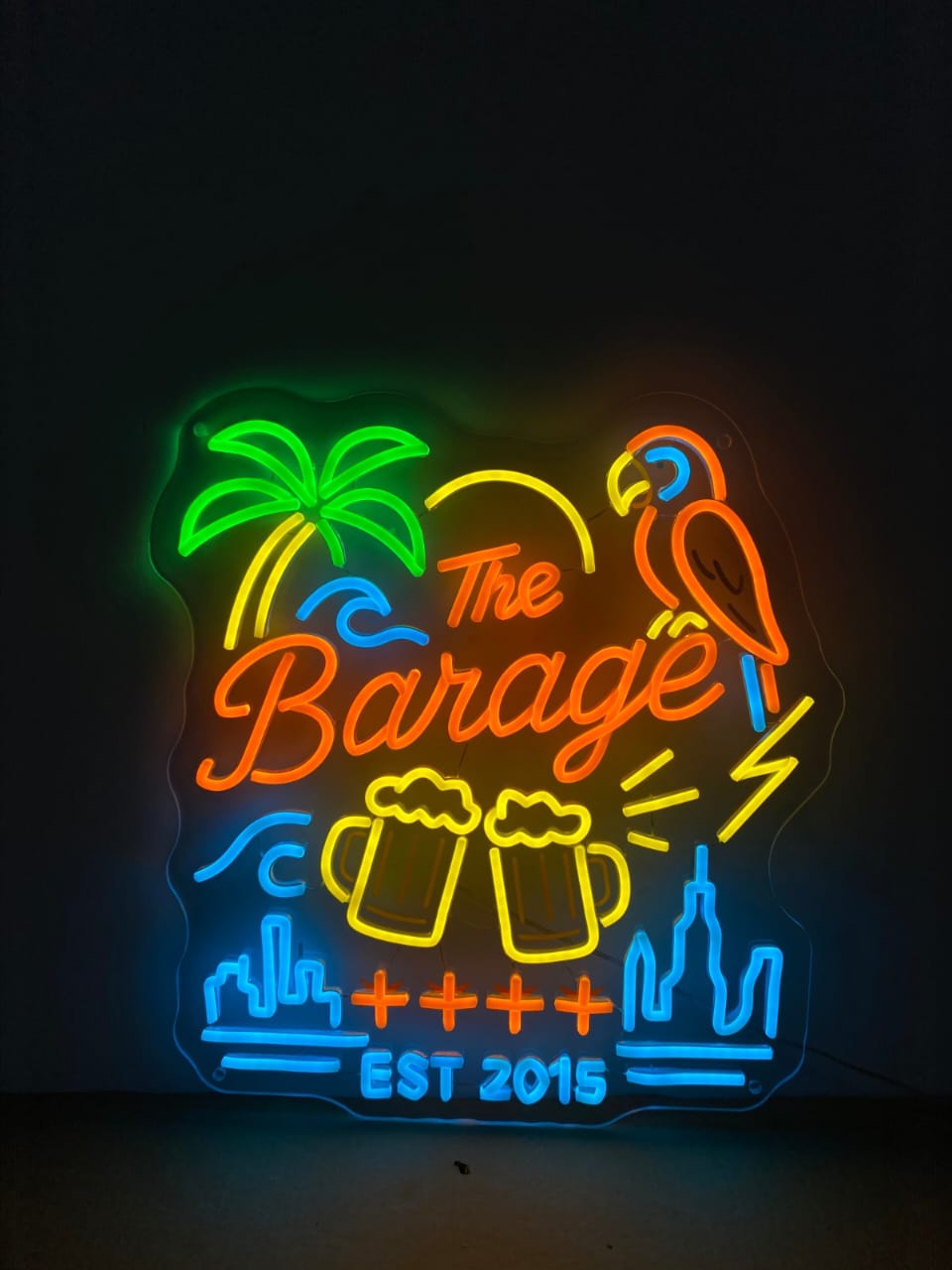 Neones LED para todos 1 metraquilato retroiluminado troquelado neon led 1